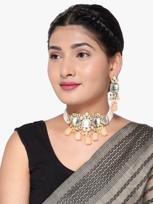 Steorra Jewels Traditional Necklace Set For Women 2