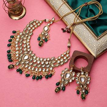 Steorra Jewels Traditional Necklace Set For Women 1