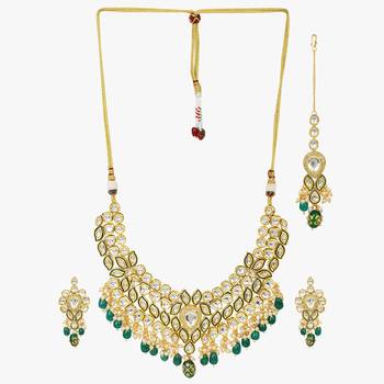 Steorra Jewels Traditional Necklace Set For Women 3