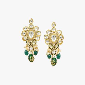 Steorra Jewels Traditional Necklace Set For Women 5
