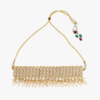 Steorra Jewels Traditional Necklace Set For Women 4