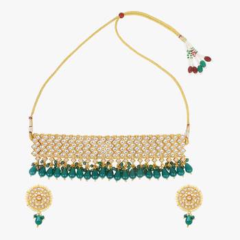 Steorra Jewels Traditional Necklace Set For Women 3