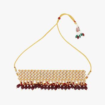 Steorra Jewels Traditional Necklace Set For Women 4