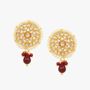 Steorra Jewels Traditional Necklace Set For Women 5