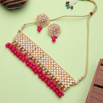 Steorra Jewels Traditional Necklace Set For Women 1