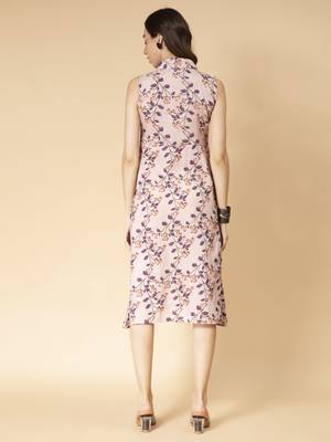 Off-white printed cotton maxi-dresses 3