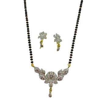 Gold agate mangalsutra 3