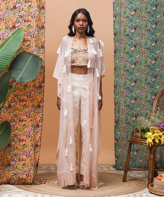 Flamingo cape set 1