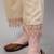 Women Regular Fit Beige Plus Cotton Lace Palazzo