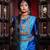NEVY BLUE BRIDAL SILK SAREE 