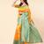 Gold Woven Silk Blend Saree With Blouse