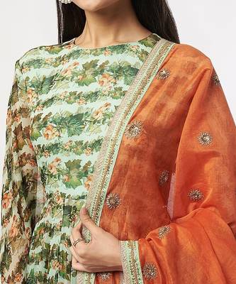 Printed Anarkali With Dupatta 3