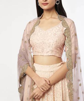 Bpink Chickenkari Embroidered Lehenaga Set 4
