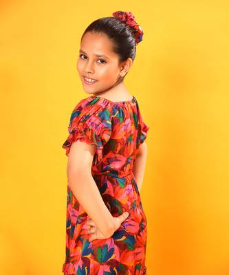Butterfly Print Full Sleeve Shirt Dress 4