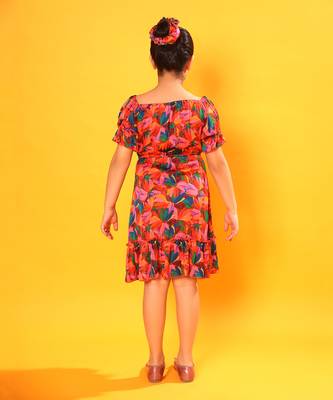 Butterfly Print Full Sleeve Shirt Dress 5