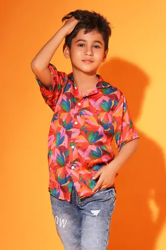 Floral Print Classic Shirt