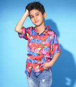 Butterfly Print Classic Shirt