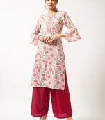 Multicolor printed cotton kurtas-and-kurtis