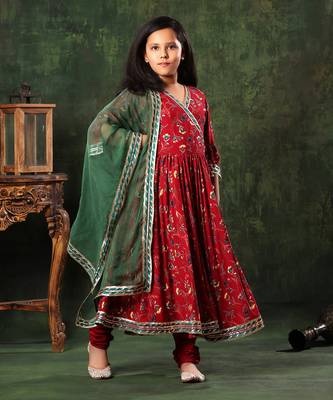Floral Embellished Anarkali Set 1