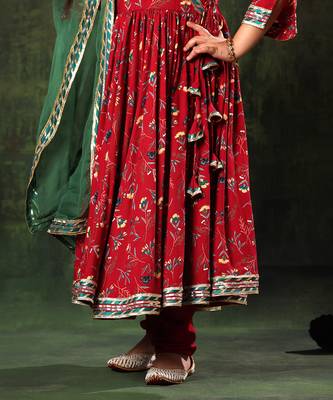Floral Embellished Anarkali Set 3