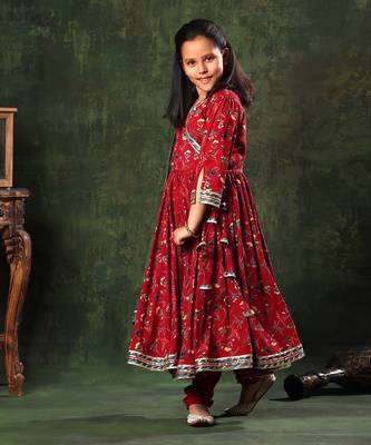 Floral Embellished Anarkali Set 4