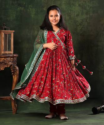 Floral Embellished Anarkali Set 5
