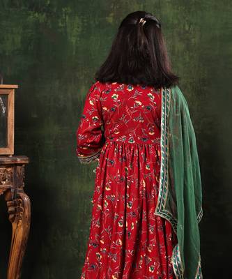 Floral Embellished Anarkali Set 6