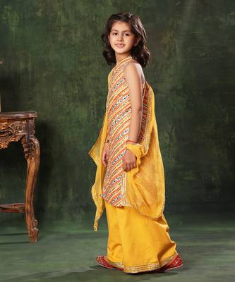 Chevron Linear Pattern  Kurta With Palazzo Set 4
