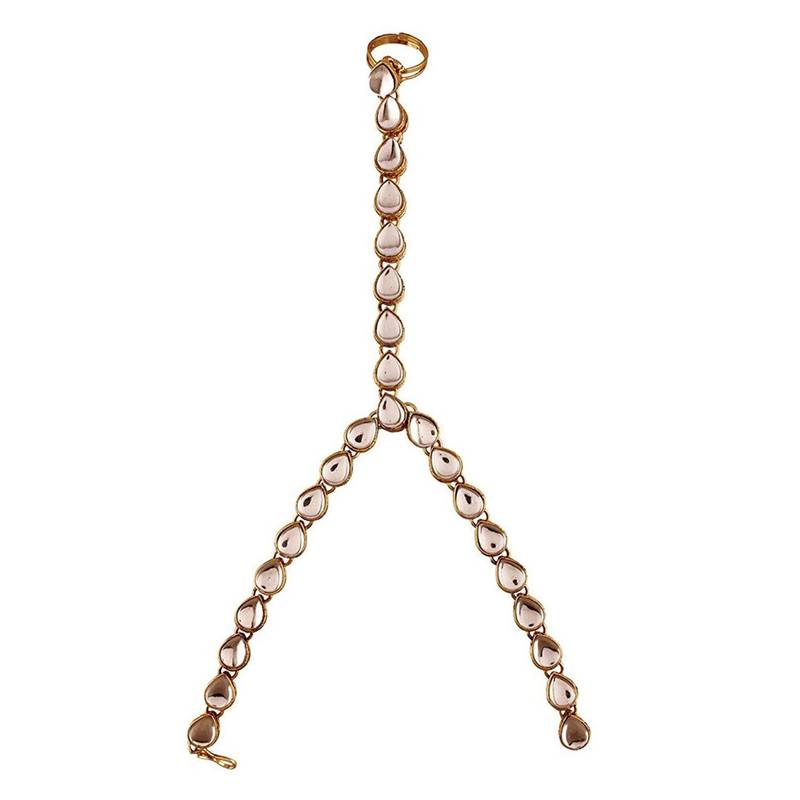 Traditional Kundan Hath Panja for Women 