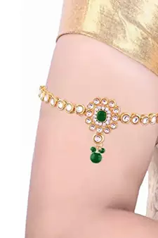 Stone & Kundan Studded Bajuband /Vanki/Armlet/Bajubandh for Women 