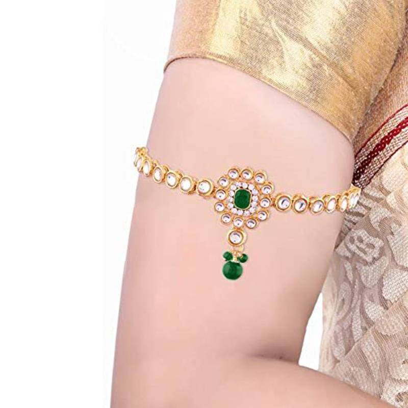 Stone & Kundan Studded Bajuband /Vanki/Armlet/Bajubandh for Women 
