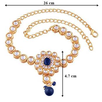 Stone & Kundan Studded Bajuband /Vanki/Armlet/Bajubandh for Women  3