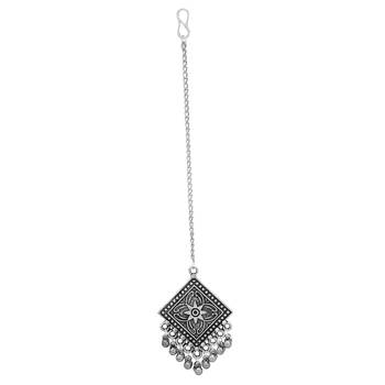 Oxidised gold Plated Navratri Maang Tikka for Women  2