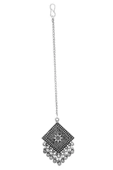 Oxidised gold Plated Navratri Maang Tikka for Women 