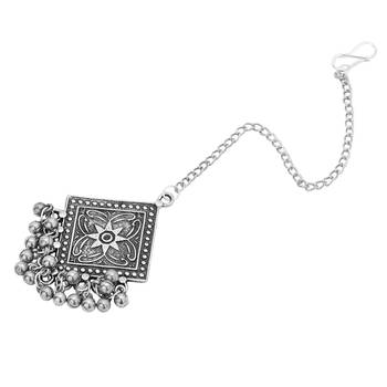 Oxidised gold Plated Navratri Maang Tikka for Women  3
