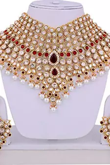 Traditional Kundan Bridal Dulhan Jewellery Set for Women 