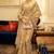 Yellow Chikankari Lucknowi Saree With Weaving Work With Blouse