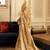 Yellow Chikankari Lucknowi Saree With Weaving Work With Blouse