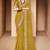 Gorgeous Mustard Yellow Georgette Saree With Designer Blouse