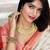 Creamy Off-white and Red Zari Border Silk Saree With Blouse