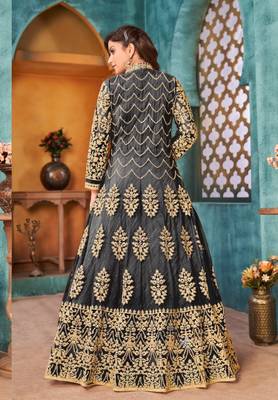 Black Color Heavy Vaishnavi Net With Sequence Coding Work Salwar Suit 2