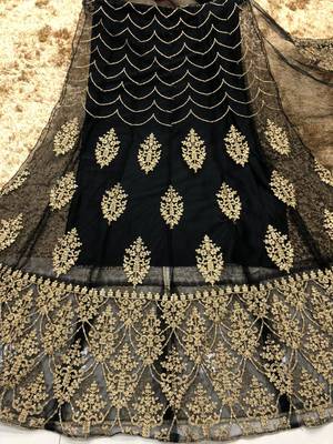 Black Color Heavy Vaishnavi Net With Sequence Coding Work Salwar Suit 4