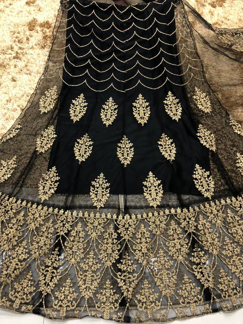 Black Color Heavy Vaishnavi Net With Sequence Coding Work Salwar Suit