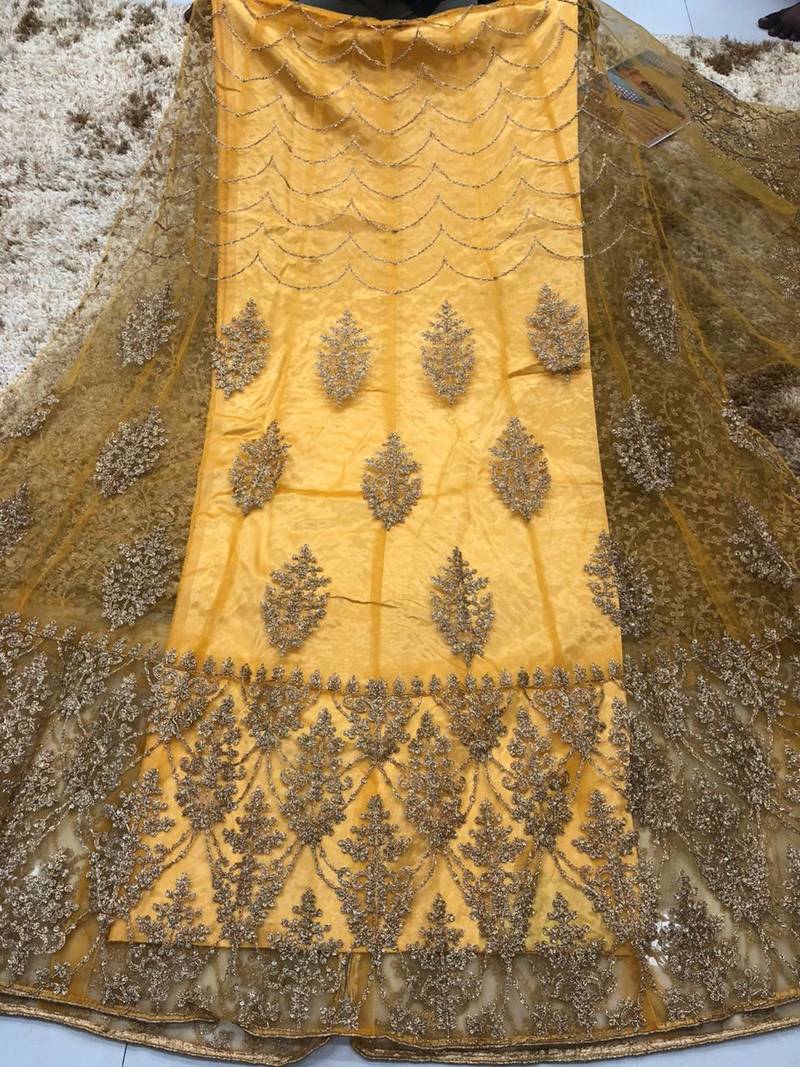 Mustard Yellow Anarkali Salwar Kameez with Dupatta