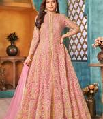 Light Pink Color Heavy Vaishnavi Net With Sequence Coding Work Salwar Suit