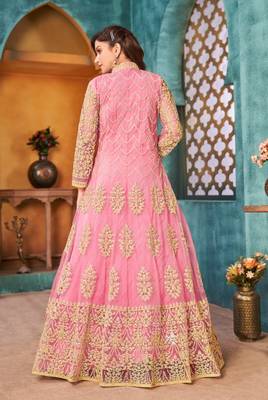 Light Pink Color Heavy Vaishnavi Net With Sequence Coding Work Salwar Suit 2