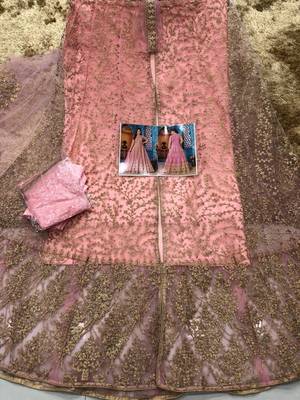 Light Pink Color Heavy Vaishnavi Net With Sequence Coding Work Salwar Suit 3