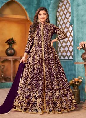 Heavy Vaishnavi Net With Sequence Coding Work Salwar Suit 1