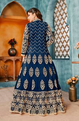 Blue Color Heavy Vaishnavi Net With Sequence Coding Work Salwar Suit 2