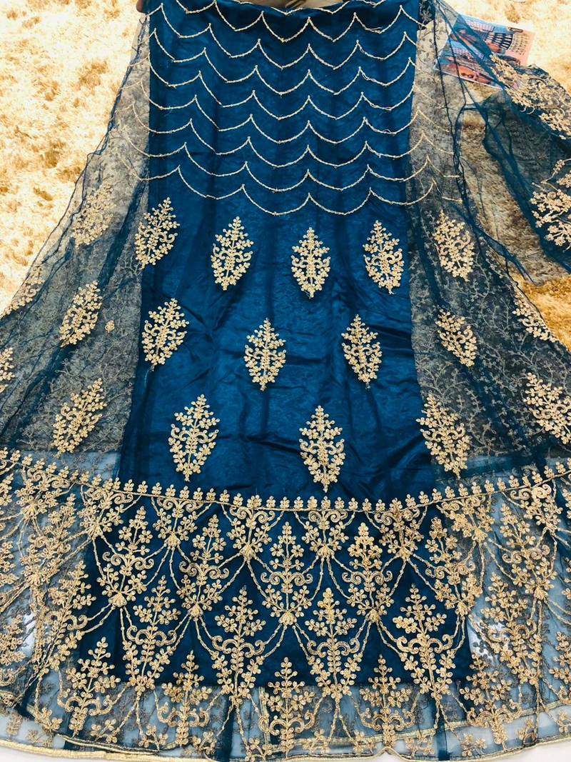 Blue Color Heavy Vaishnavi Net With Sequence Coding Work Salwar Suit